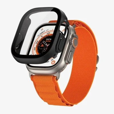 PanzerGlass Apple Watch Ultra 49 mm Full Body (Black Bomber + Glass on Top)